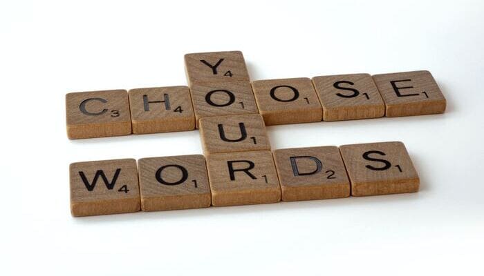 Choosing the right words in sales discussions